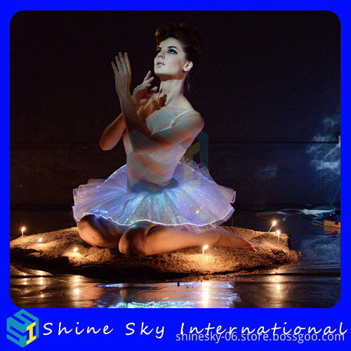 Many different designs multicolors led clothing with remote control